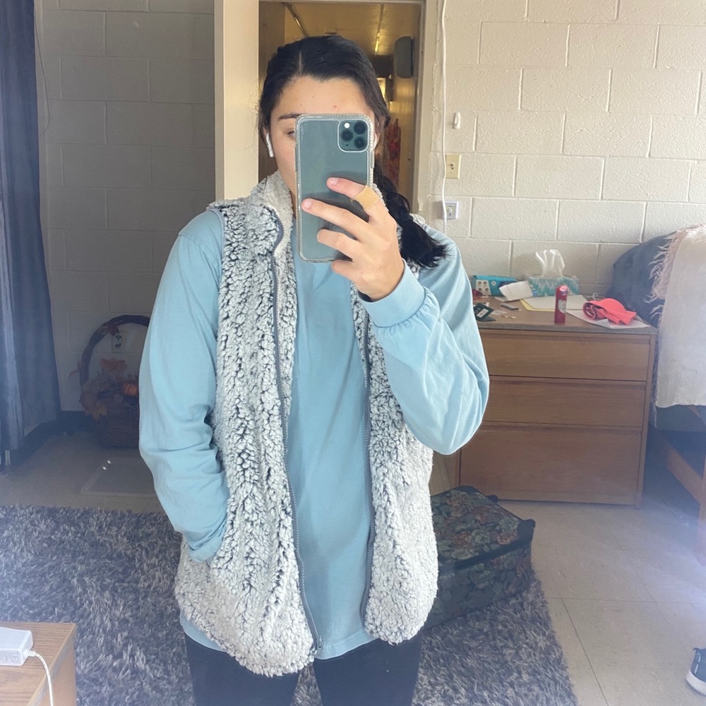 Casual Sherpa Fleece Lightweight Fall Vest